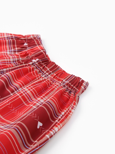 Пижама женская (рубашка, брюки) KAFTAN Red, размер 44-46