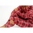 Пижама (рубашка, брюки) женская KAFTAN Red, р. 48-50 - Фото 8