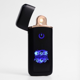 Зажигалка электронная «Лучший рыбак», спираль, 3×7.3 см, от USB
