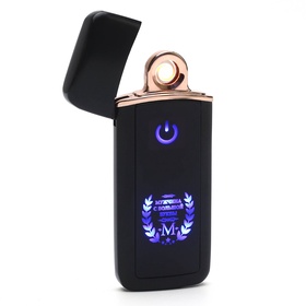 Зажигалка электронная «Мужчина с большой буквы М», спираль, USB, 3×7.3 см
