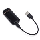 Зажигалка электронная "Мужчина с большой буквы М", спираль, USB, 3 х 7.3 см, черная - Фото 3