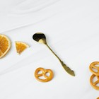 Ложка десертная из нержавеющей стали Magistro «Перо», длина 12,5 см, цвет золотой - Фото 5
