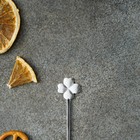 Ложка десертная из нержавеющей стали Magistro «Клевер», длина 12.5 см, цвет серебряный - Фото 5