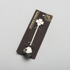 Ложка десертная из нержавеющей стали Magistro «Клевер», длина 12.5 см, цвет серебряный - Фото 9