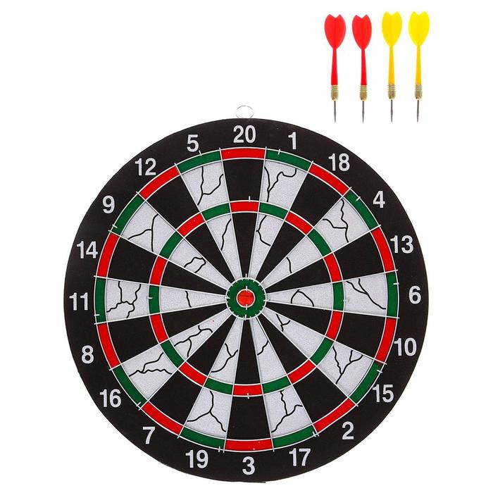 Дартс 12" (30 см) подарочный в коробке - Фото 1