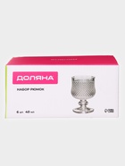 Набор рюмок Доляна «Сияние», 40 мл, 4.5×6.7 см, 6 шт., стекло - Фото 8