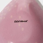 Миска Доляна «Клубничка», 140 мл, 13×10.5 см, фигурная, стекло, красная - Фото 5