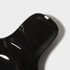 Менажница Доляна «Марбл чёрный», 2 секции, 27×18×2 см, цвет чёрный - фото 4335071