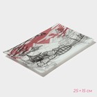 Набор для суши из стекла Доляна «Закат», 3 предмета: соусники 8×2 см, 8×6 см, подставка 25×15×2 см - фото 4335111
