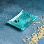Набор для суши из стекла Доляна «Рыбы», 3 предмета: соусники 8×2 см, 8×6 см, подставка 25×15×3 см - Фото 8