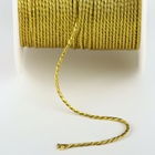 Нить для плетения, d = 1 мм, 25 ± 1 м, цвет золотой - фото 8064783