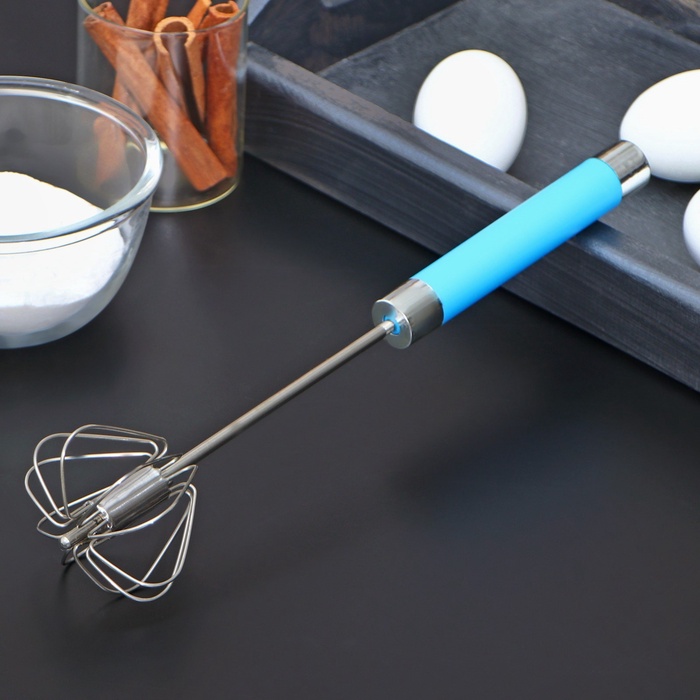 Миксер механический Доляна Color, 30 см, нержавеющая сталь, МИКС - Фото 1