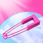 Булавка «Яркость», квадрат, 7 см, розовая - Фото 6