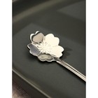 Ложка десертная Magistro «Цветок», длина 12,5 см, цвет серебро - Фото 2