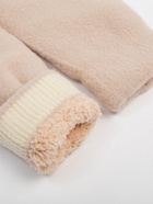 Варежки женские MINAKU «Мягкость», размер 23 см, бежевые 6981237