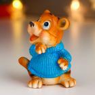 Сувенир полистоун "Тигруша в ярком свитере" МИКС 6,5х4х5,7 см - фото 24115643