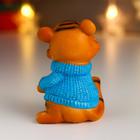 Сувенир полистоун "Тигруша в ярком свитере" МИКС 6,5х4х5,7 см - фото 24115645