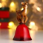 Сувенир керамика колокольчик "Оленёнок" 11х6х6 см (комплект 8 шт) - фото 22634501