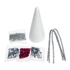 Аппликация пайетками «Чудесная ёлочка» - Фото 3