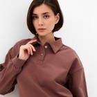 Костюм женский (джемпер, брюки) MINAKU: Casual Collection цвет шоколадный, размер 46 7393732