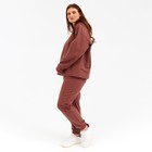 Костюм женский (джемпер, брюки) MINAKU: Casual Collection цвет шоколадный, размер 50 - Фото 2