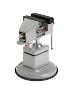 Мини-тиски алюминиевые ТУНДРА, усиленное крепление на присоске, поворотный шарнир, 75 мм - Фото 4