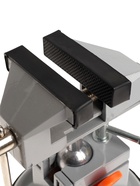 Мини-тиски алюминиевые ТУНДРА, усиленное крепление на присоске, поворотный шарнир, 75 мм - Фото 8