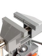 Мини-тиски алюминиевые ТУНДРА, усиленное крепление на присоске, поворотный шарнир, 75 мм - Фото 9