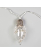 Гирлянда «Нить» 3 м с насадками «Лампочки капля», IP20, прозрачная нить, 80 LED, свечение мульти, 8 режимов, 220 В - фото 7085098