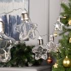 УЦЕНКА НИТЬ ROSA. 3 м, с насад. “Лампочки звездочки” 8 см, IP20, Н.С. LED-80-12V, МУЛЬТИ - фото 14720404