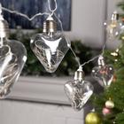 УЦЕНКА Гирлянда «Нить» 3 м с насадками «Лампочки сердца», IP20, прозрачная нить, 80 LED, свечение белое, 8 режимов, 220 В - Фото 7