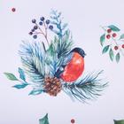 Комплект штор д/кухни с подхватами   "Christmas wreaths"  145х180см-2 шт., габардин - Фото 4