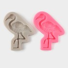 Молд «Фламинго», силикон, 14×12×1,5 см, цвет МИКС - фото 4335219