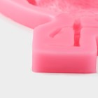 Молд «Фламинго», силикон, 14×12×1,5 см, цвет МИКС - фото 4335222