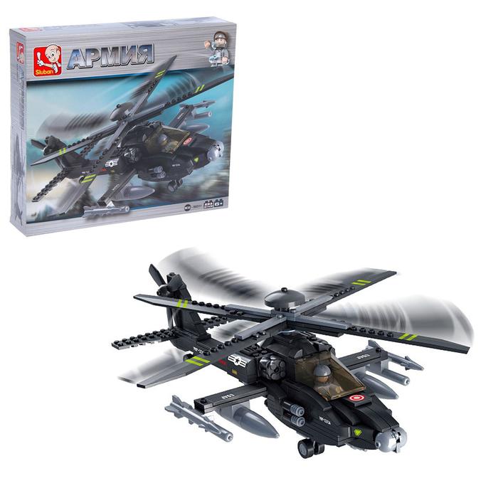 Уценка (помята упаковка) Конструктор «Штурмовой вертолёт», 293 детали - Фото 1