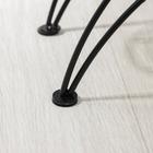 Подставка для цветов «Арка-3», d=12 см, 50×15×22 см, чёрный - Фото 4