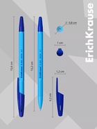 Ручка шариковая ErichKrause. R-301 Neon Stick, синий стержень, узел 1 мм, МИКС - Фото 5