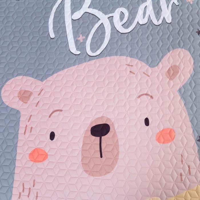 Покрывало детское Этель 1,5 сп "Happy bear", 145х210 см, микрофибра - фото 1907306974