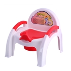 Горшок-стульчик, цвет коралловый - Фото 1