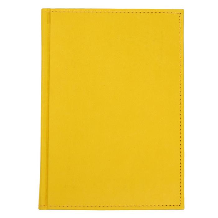 Ежедневник датированный А5 на 2022 год, 168 листов, обложка искусственная кожа Vivella, жёлтый - Фото 1