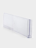 Разделитель обламывающийся, пластик, h=12 см, c передним ограничителем 12 см, L=28.5-48.5 см - фото 60907835