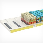 Пластиковый разделитель на Т-основании, с магнитным скотчем, 380×45×80 мм - Фото 2