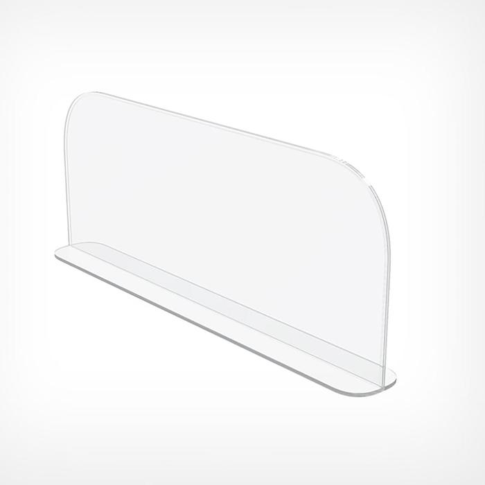 Пластиковый разделитель на Т-основании, 380×50×150 мм