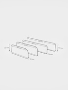Пластиковый разделитель на Т-основании высотой 15 см, с магнитным скотчем, L=38 см - Фото 5