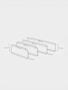 Пластиковый разделитель на Т-основании высотой 15 см, с магнитным скотчем, L=38 см - Фото 6