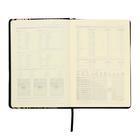 Ежедневник недатированный А5, 120 листов «Виннер», твёрдая обложка, искусственная кожа, тиснение фольгой, глиттер, тонированный блок 70 г/м², чёрный - фото 61879933