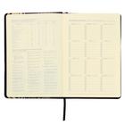 Ежедневник недатированный А5, 120 листов «Виннер», твёрдая обложка, искусственная кожа, тиснение фольгой, глиттер, тонированный блок 70 г/м², чёрный - фото 61879934