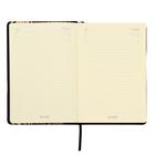 Ежедневник недатированный А5, 120 листов «Виннер», твёрдая обложка, искусственная кожа, тиснение фольгой, глиттер, тонированный блок 70 г/м², чёрный - фото 61879936