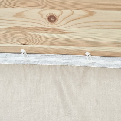 Штора портьерная для кухни Witerra Бамбук 135×180 см, св.бежевый, жаккард, пэ100%