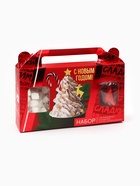 Подарочный набор новогодний «С новым годом»: горячий шоколад 25 г × 5 шт., маршмеллоу 50 г, печенье с предсказаниями 24 г - Фото 2